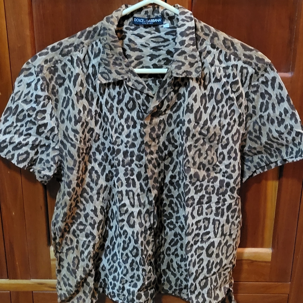 Dolce & Gabbana Leopard print blouse